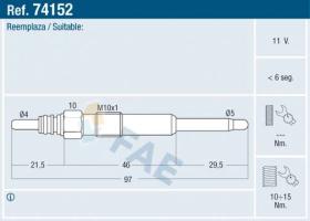 Fae 74152 - Calentador Termoplus