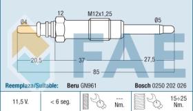 Fae 74154 - Calentador Termoplus