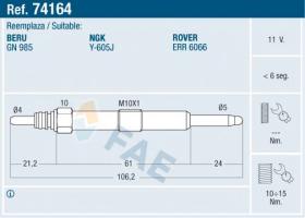 Fae 74164 - Calentador Termoplus