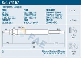 Fae 74167 - Calentador Termoplus