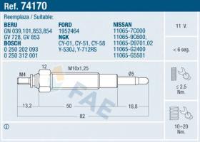 Fae 74170 - Calentador Termoplus