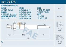 Fae 74175 - Calentador Termoplus
