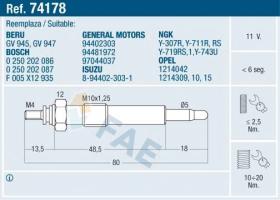Fae 74178 - Calentador Termoplus