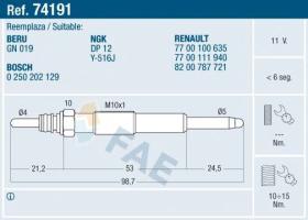 Fae 74191 - Calentador Termoplus