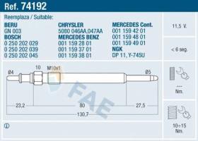 Fae 74192 - Calentador Termoplus