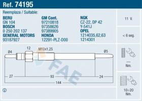 Fae 74195 - Calentador Termoplus