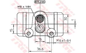 TRW BWH142 - Cilindro De Rueda