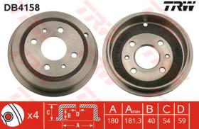 TRW DB4158 - Tambor De Freno