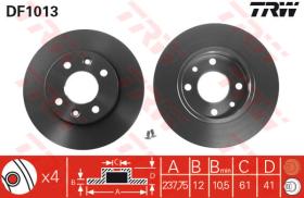 TRW DF1013 - Jgo Discos De Freno