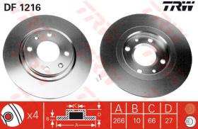 TRW DF1216 - Jgo Discos De Freno