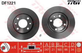 TRW DF1221 - Jgo Discos De Freno