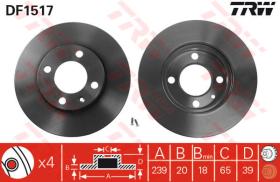 TRW DF1517 - Jgo Discos De Freno