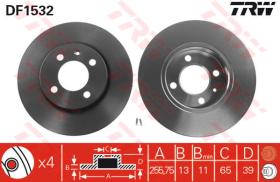 TRW DF1532 - Jgo Discos De Freno