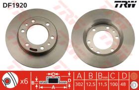 TRW DF1920 - Jgo Discos De Freno