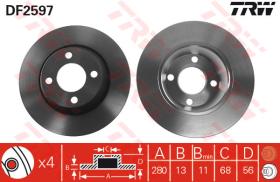 TRW DF2597 - Jgo Discos De Freno