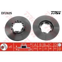 TRW DF2625 - Jgo Discos De Freno