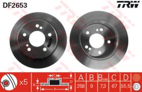 TRW DF2653 - Jgo Discos De Freno