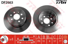 TRW DF2663 - Jgo Discos De Freno