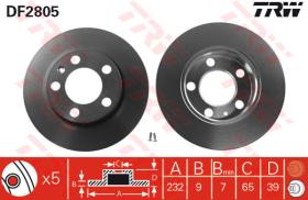 TRW DF2805 - Jgo Discos De Freno