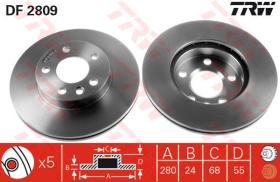 TRW DF2809 - Jgo Discos De Freno