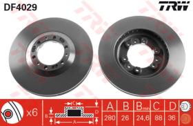 TRW DF4029 - Jgo Discos De Freno
