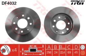 TRW DF4032 - Jgo Discos De Freno