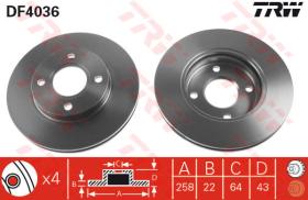 TRW DF4036 - Jgo Discos De Freno