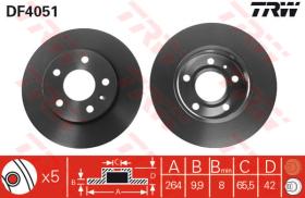 TRW DF4051 - Jgo Discos De Freno