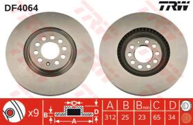 TRW DF4064 - Jgo Discos De Freno