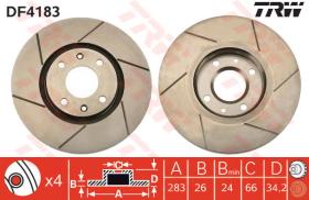 TRW DF4183 - Jgo Discos De Freno