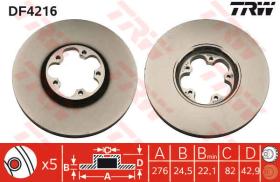 TRW DF4216 - Jgo Discos De Freno