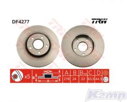 TRW DF4277 - Jgo Discos De Freno