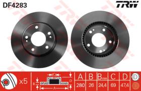 TRW DF4283 - Jgo Discos De Freno