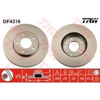 TRW DF4316 - Jgo Discos De Freno