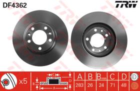 TRW DF4362 - Jgo Discos De Freno