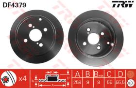 TRW DF4379 - Jgo Discos De Freno