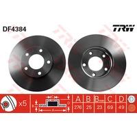 TRW DF4384 - Jgo Discos De Freno