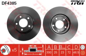 TRW DF4385 - Jgo Discos De Freno