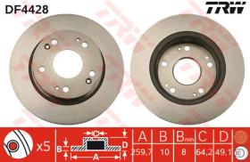TRW DF4428 - Jgo Discos De Freno