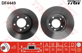 TRW DF4449 - Jgo Discos De Freno