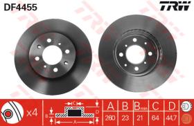 TRW DF4455 - Jgo Discos De Freno