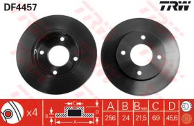 TRW DF4457 - Jgo Discos De Freno