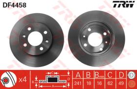 TRW DF4458 - Jgo Discos De Freno