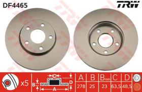 TRW DF4465 - Jgo Discos De Freno