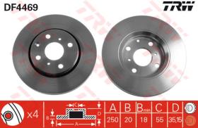 TRW DF4469 - Jgo Discos De Freno