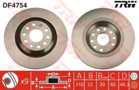 TRW DF4754 - Jgo Discos De Freno