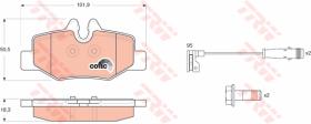 TRW GDB1601 - Pastillas De Freno