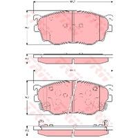 TRW GDB3253 - Pastillas De Freno