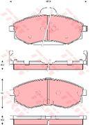 TRW GDB3259 - Pastillas De Freno