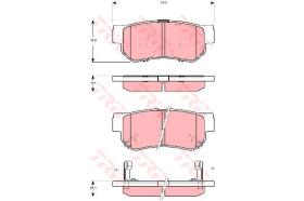 TRW GDB3298 - Pastillas De Freno